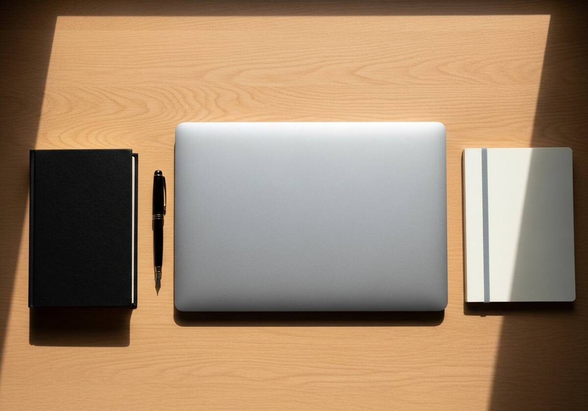 Translation metaphor — a calm desk scene