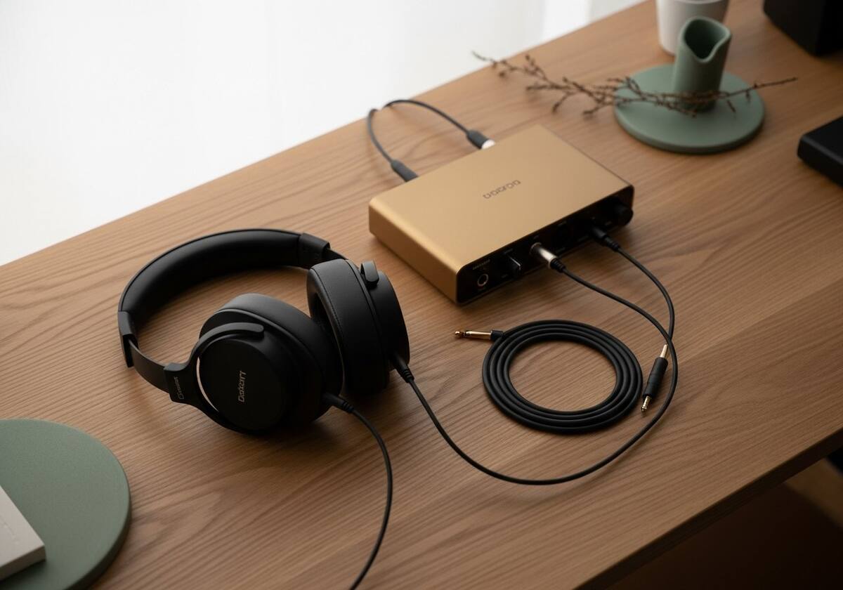 premium audio peripheral maker device concept