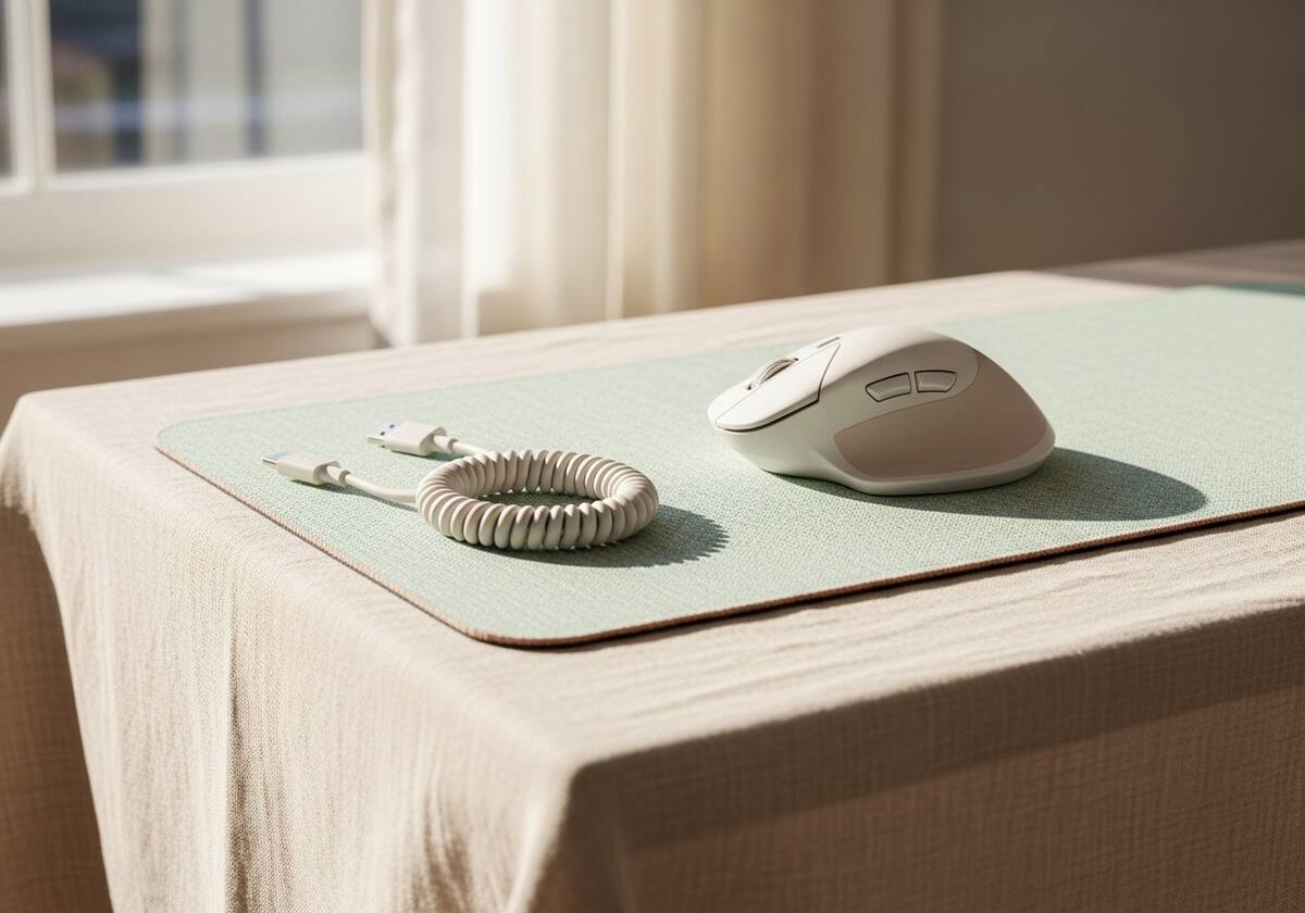 Mouse on desk