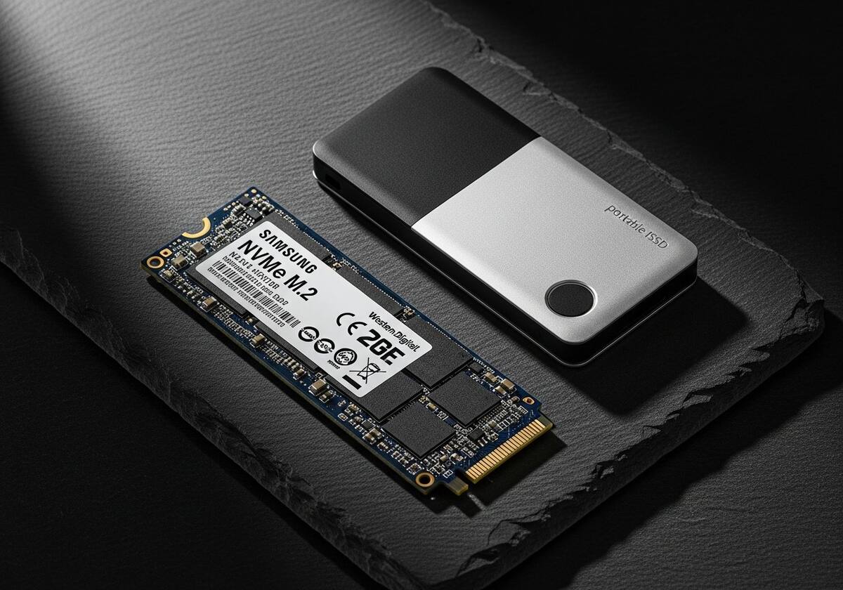 A keyboard and mouse on a desk representing input device drivers
