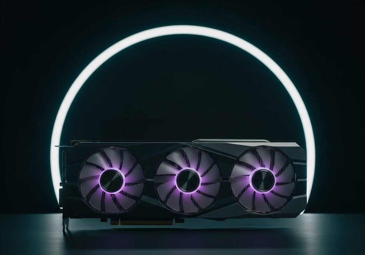 Graphics chip closeup